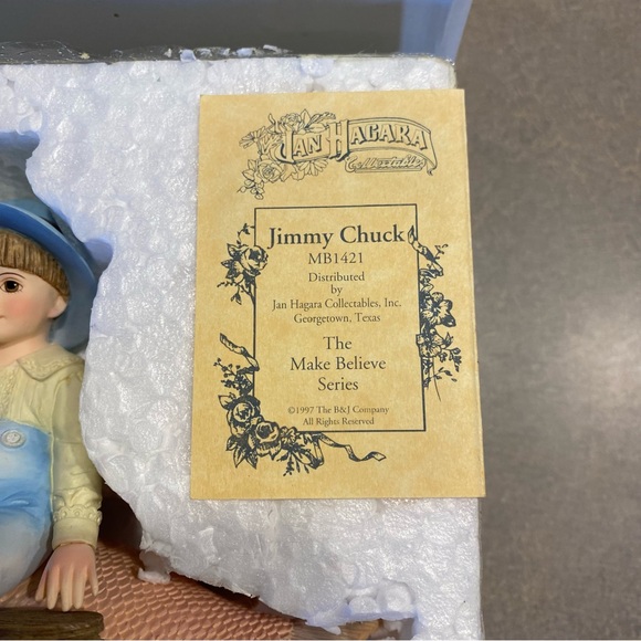 Jimmy Chuck The Make Believe Series By Jan Hagara 1997 Collectibles Collection - Picture 9 of 9